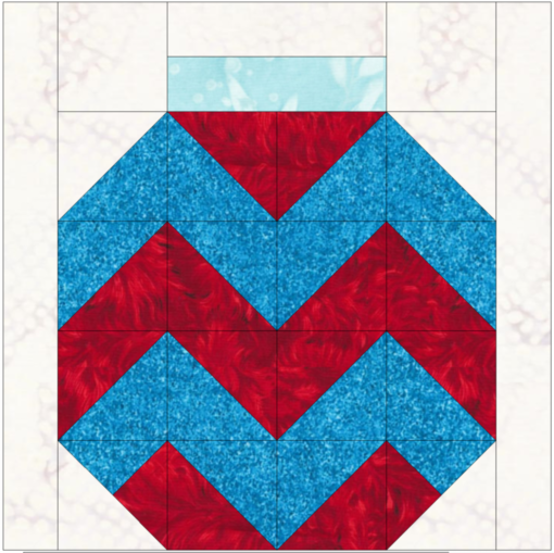 Christmas Ornament Quilt Block