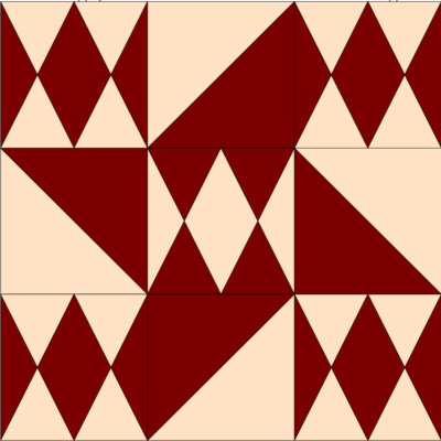 May Block of the Month - Pinwheel in Diamonds