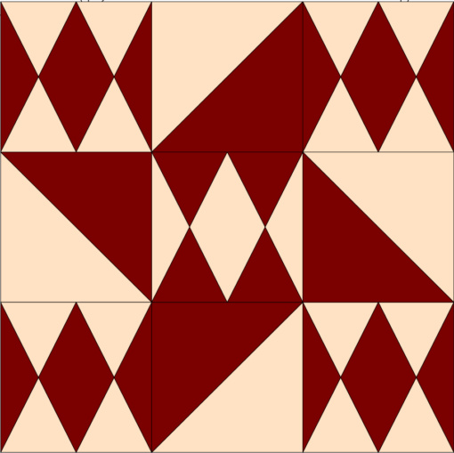 May Block of the Month - Pinwheel in Diamonds